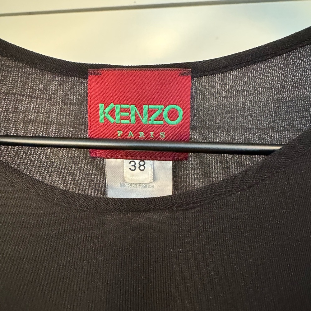 Kenzo Black Dress NWOT - Picture 4 of 7